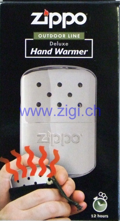 Zippo chauffe-mains chromé disponible chez