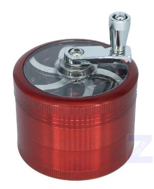 Grinder in metallo rosso